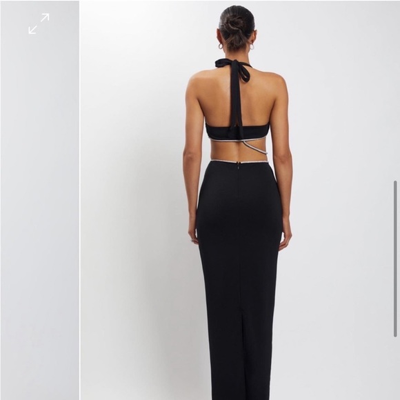 NEW MESHKI BLACK DRESS - Picture 8 of 11